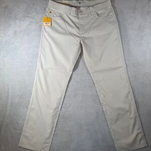 Duck Head Mens Performance Pants Stone Beige Stretch Quick Dry D91021-021 38x32